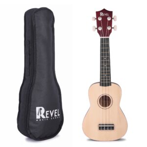 REVEL RVL-UK21-NT Soprano Ukulele  (Overall Length - 62 cm)